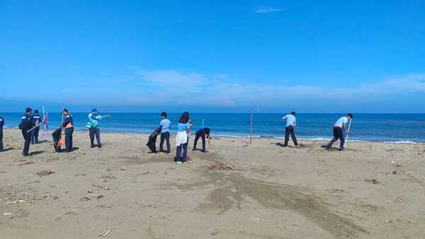 Marina participa en la “Campaña Nacional de Limpieza de Playas y Costas” en Tabasco
