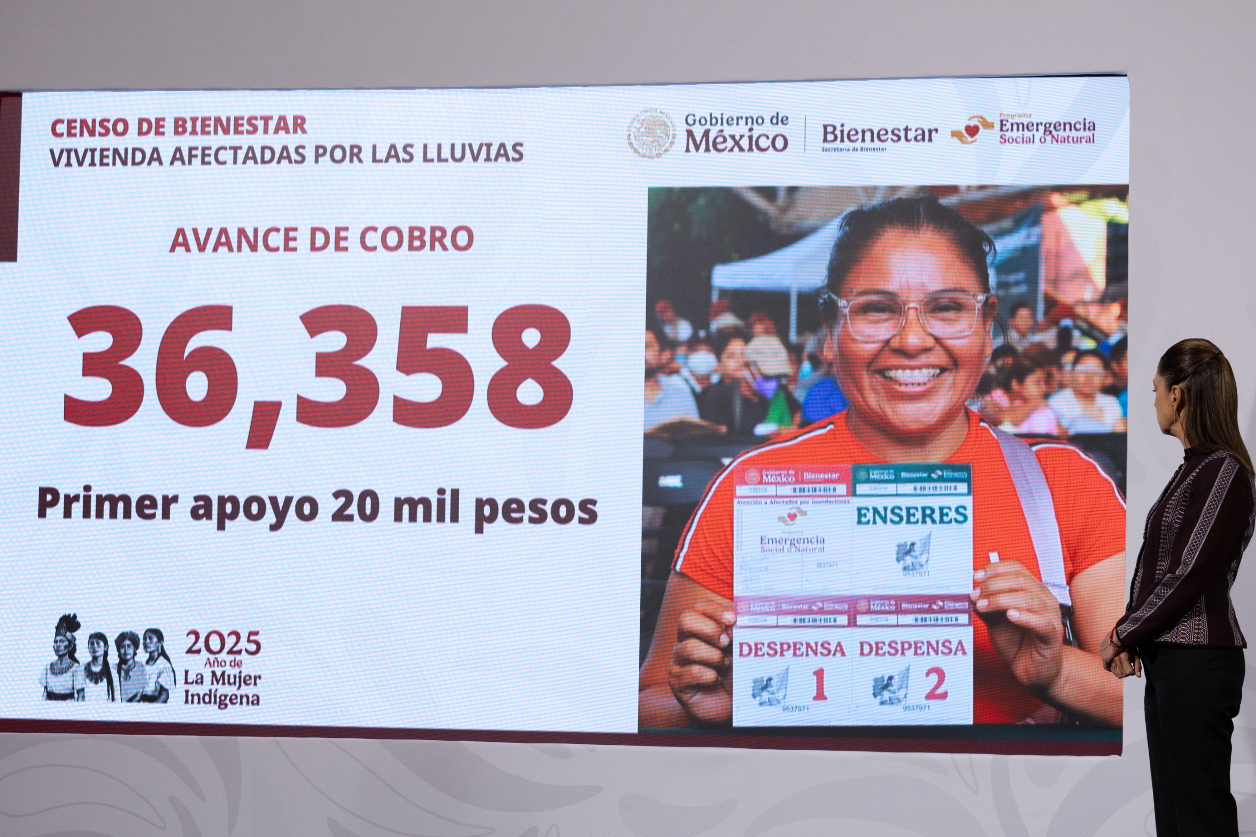 Avanzan labores de limpieza y se han entregado 36 mil 358 apoyos a la población afectada por las lluvias