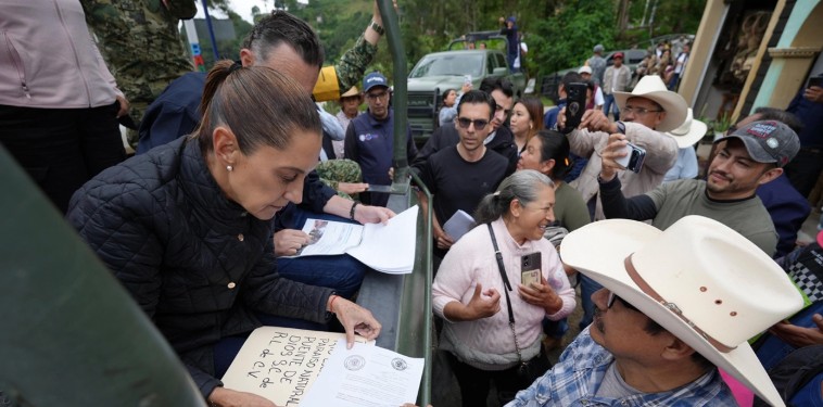Claudia Sheinbaum da seguimiento a censo de Bienestar en San Luis Potosí