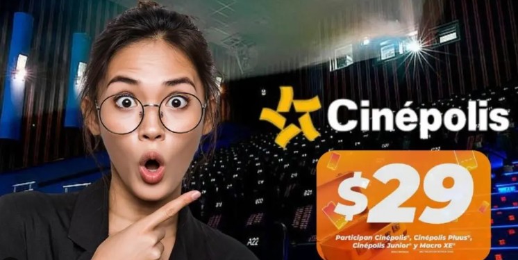 ¡Vámonos al cine! Cinépolis remata boletos a $29