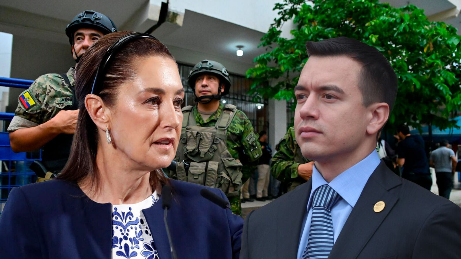 Sheinbaum reacciona a ataque contra Daniel Noboa, presidente de Ecuador