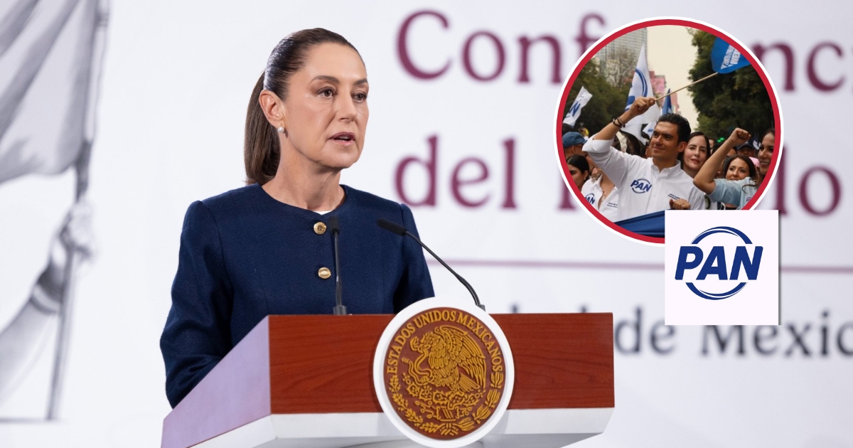 Claudia Sheinbaum llama al PAN “insensible” por su relanzamiento durante crisis por inundaciones