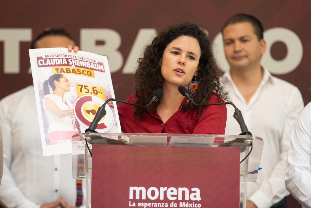 Tabasco respalda con un 75% a la presidenta Claudia Sheinbaum: Luisa María Alcalde