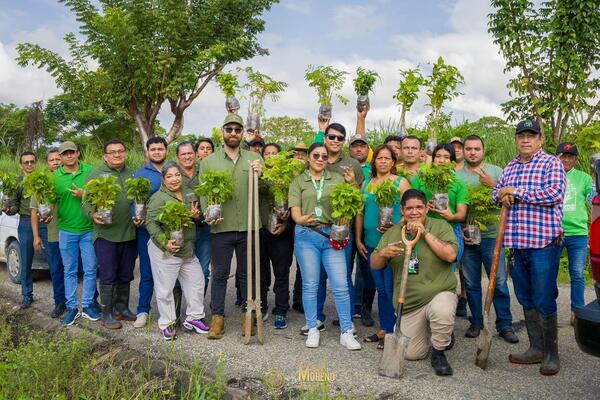 “Jornada de Reforestación en Tabasco”; sembrando 500 árboles en Cárdenas