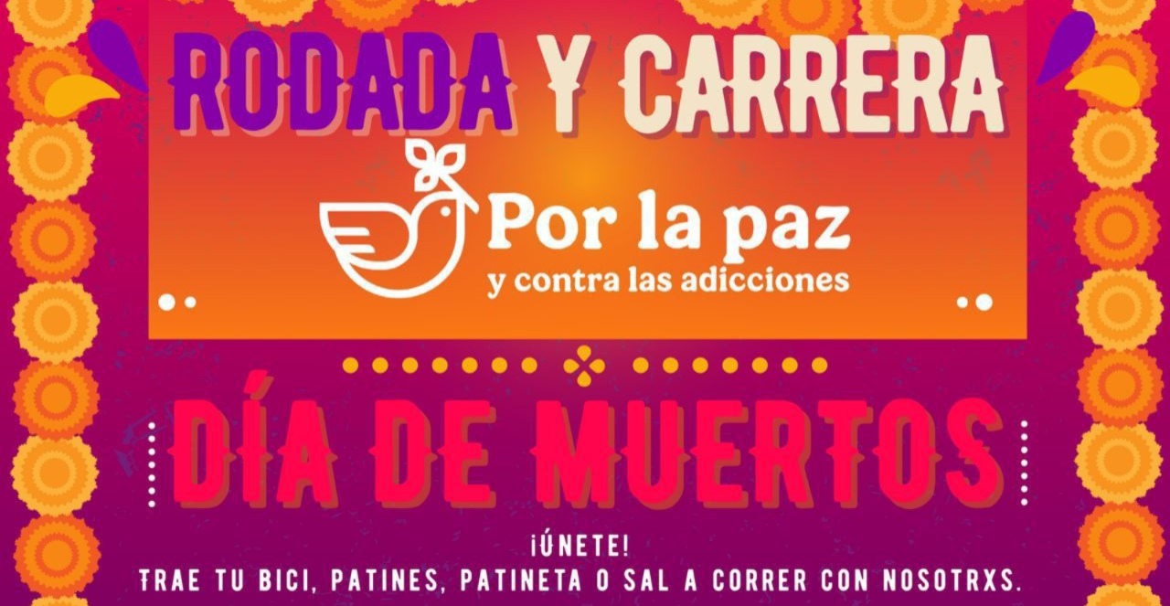 IMJUVE convoca a rodar y correr por la paz y contra las adicciones en una jornada nacional con temática de Día de Muertos