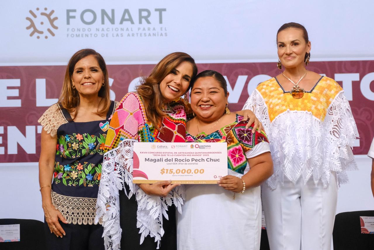 Reconoce Mara Lezama con entrega de premios a guardianas y guardianes del patrimonio cultural vivo