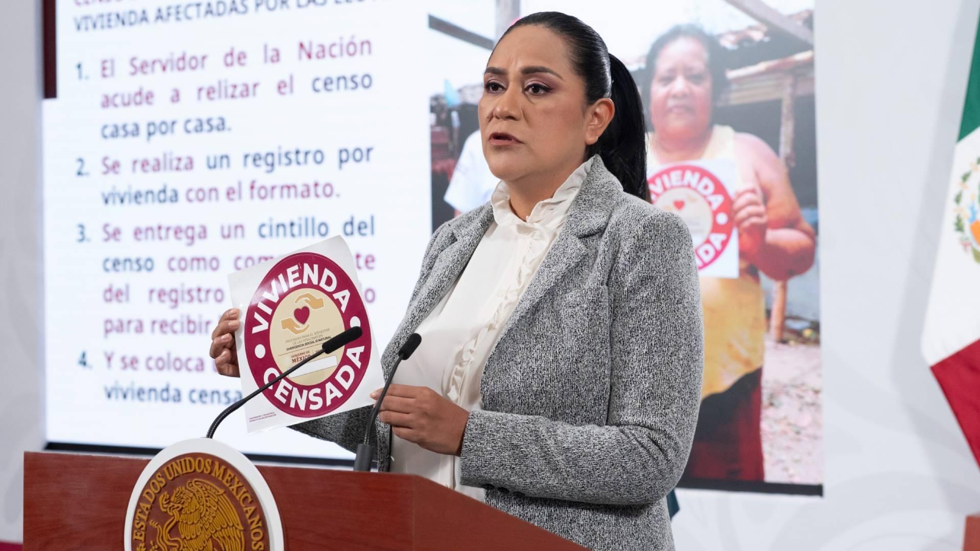 Inicia Bienestar censo de damnificados en cinco estados tras las lluvias