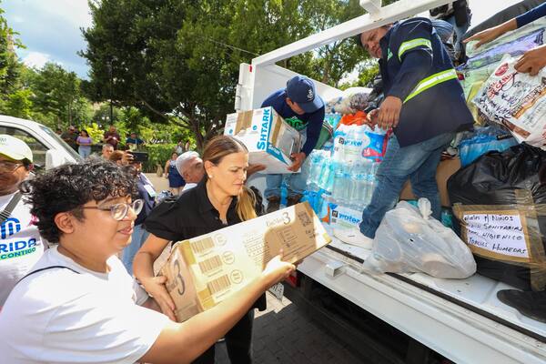 Ayuntamiento de Mérida recolecta 10 toneladas de ayuda para damnificados por inundaciones en Veracruz