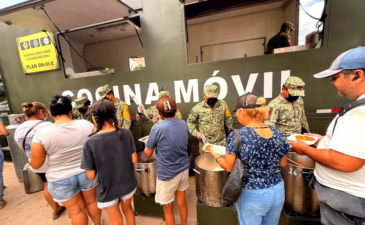 Plan DN-III-E reparte 59 mil despensas y 72 mil comidas a damnificados por lluvias