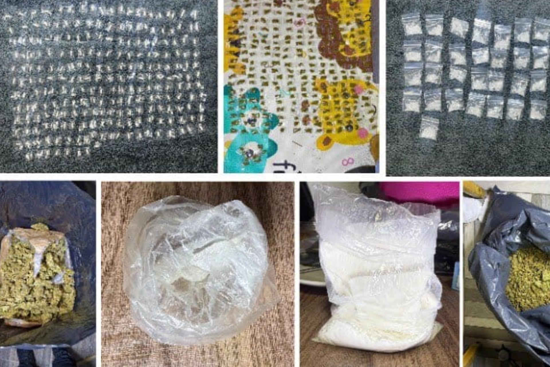 Detienen a 14 personas y aseguran más de mil 500 dosis de drogas tras cateos en CDMX