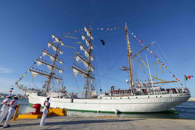 Yucatán recibe al Buque Escuela Velero “Cuauhtémoc”