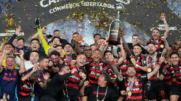 Flamengo vence a Palmeiras y se corona campeón de la Copa Libertadores