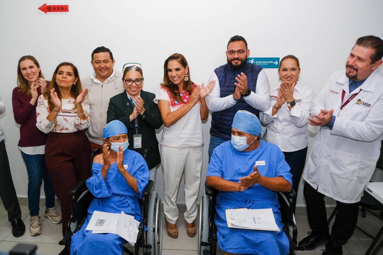 Jornada de cirugías gratuitas de Pterigión transforma la vida de más de 300 personas en Isla Mujeres