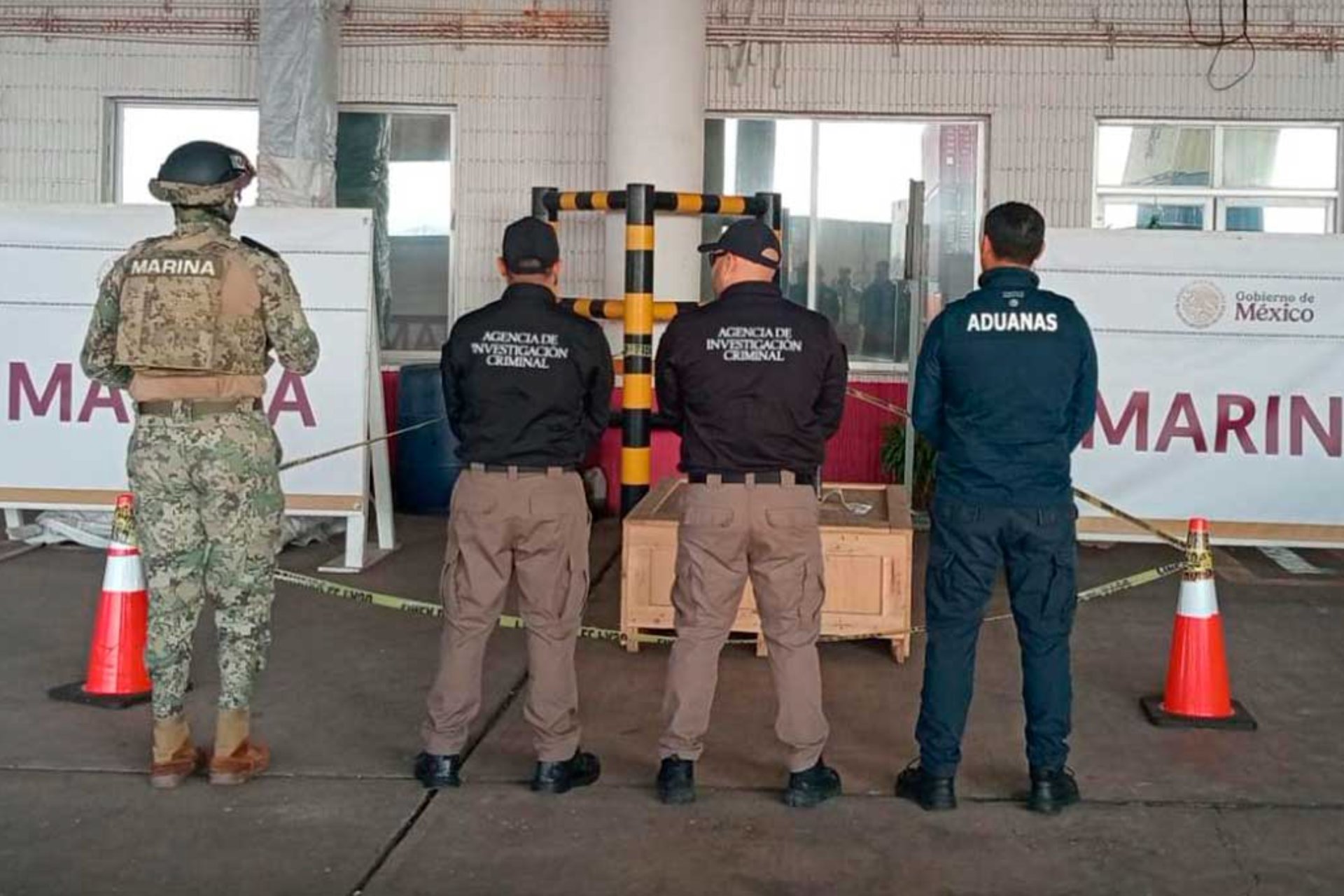 Marina asegura casi 100 kilos de droga psicodélica en recinto portuario de Veracruz