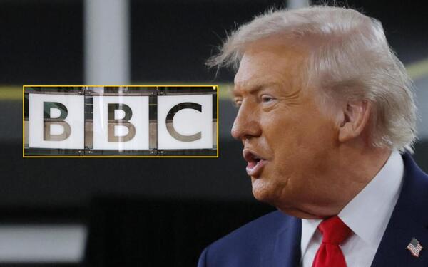 Trump demanda a la BBC por 10 mil millones de dólares