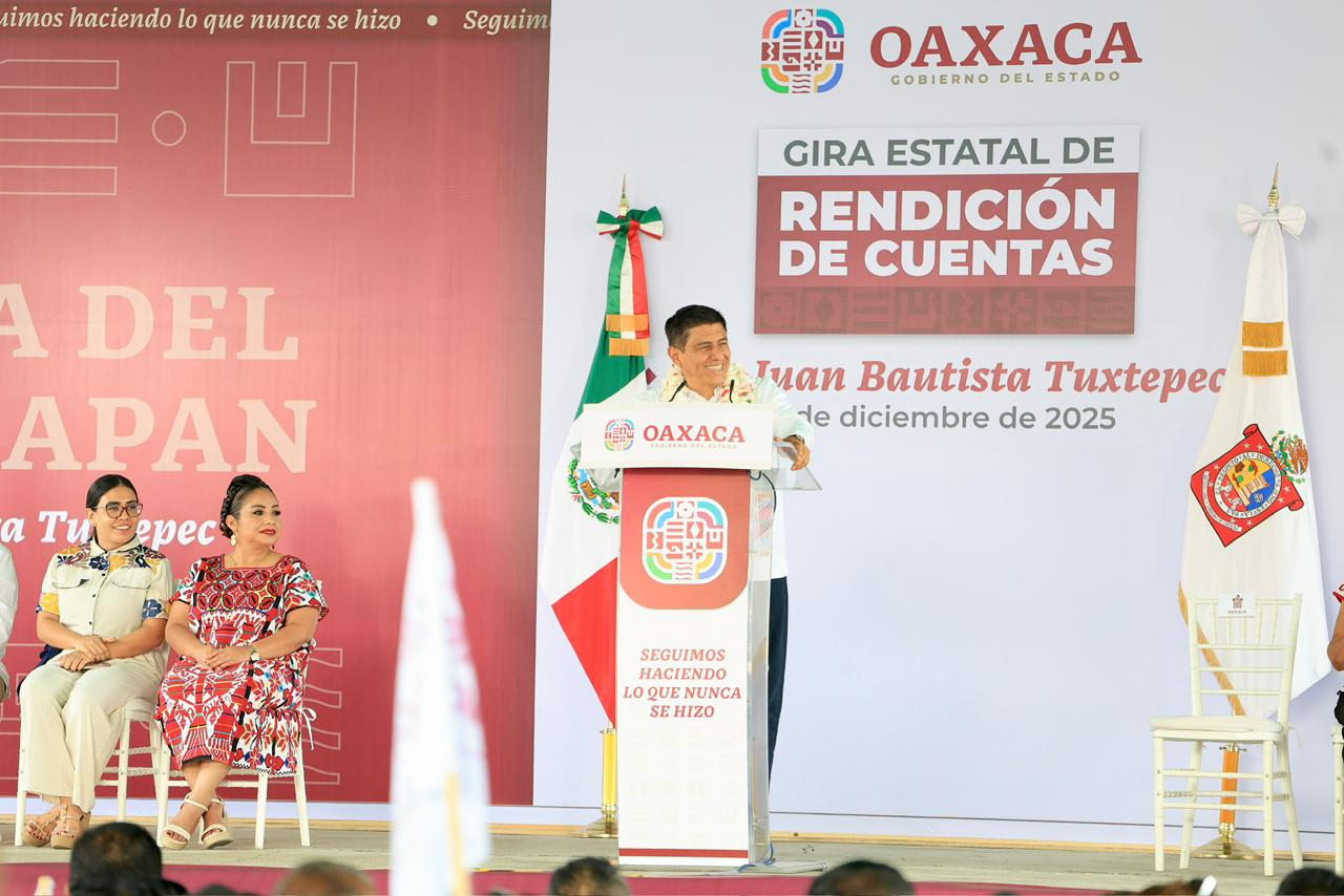 Gobernador Salomón Jara exalta logros de la “Primavera Oaxaqueña” en la Cuenca