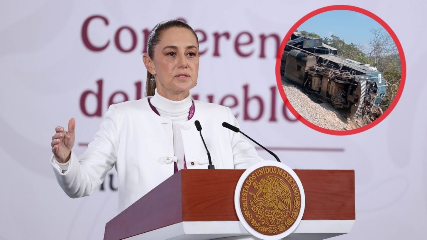 Sheinbaum garantiza ‘reparación integral’ a víctimas y familiares tras accidente de ferroviario