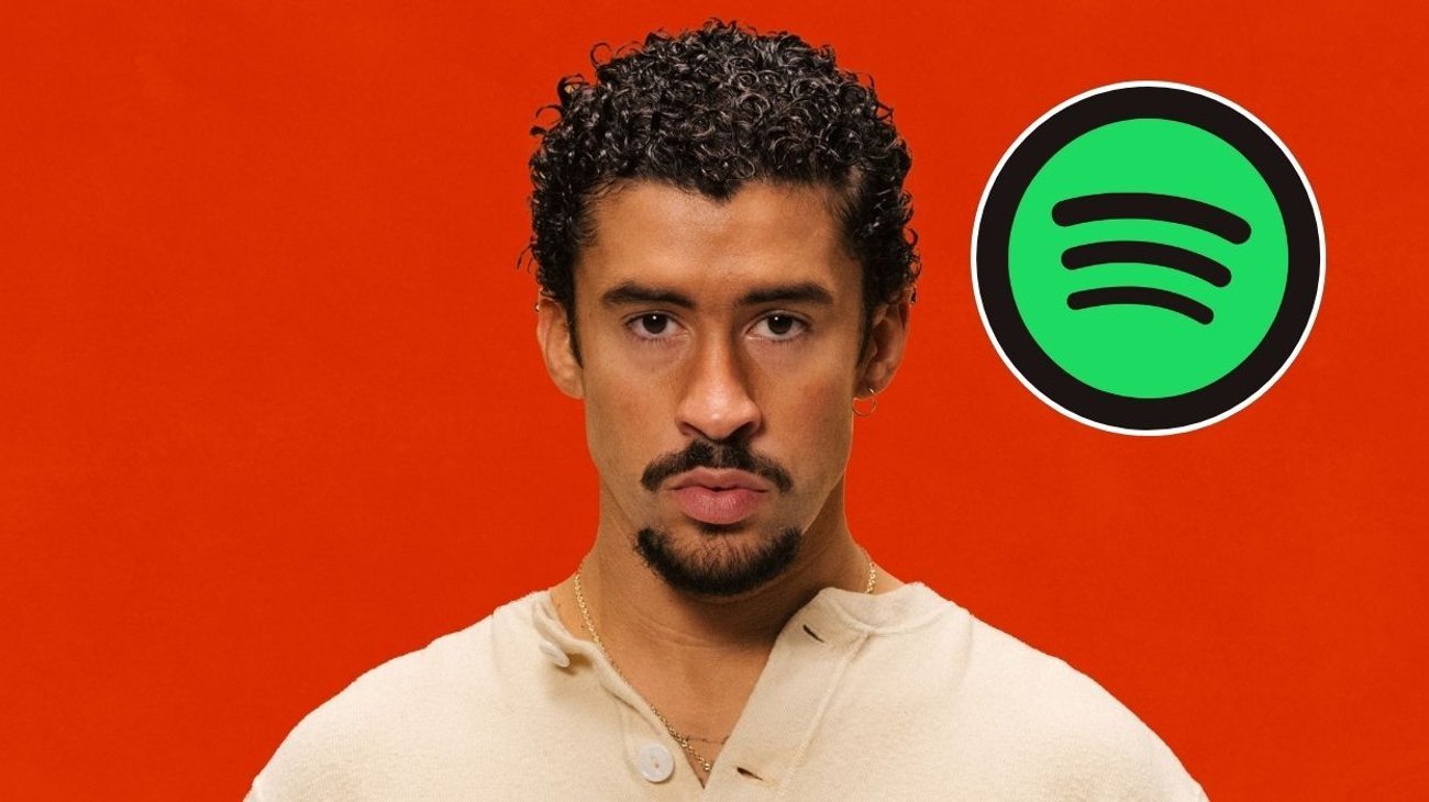 Lo más oído en Spotify en 2025: Bad Bunny destrona a Taylor Swift