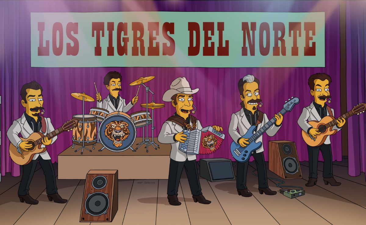 Los Tigres del Norte debutarán en ‘Los Simpsons’ con un histórico corrido
