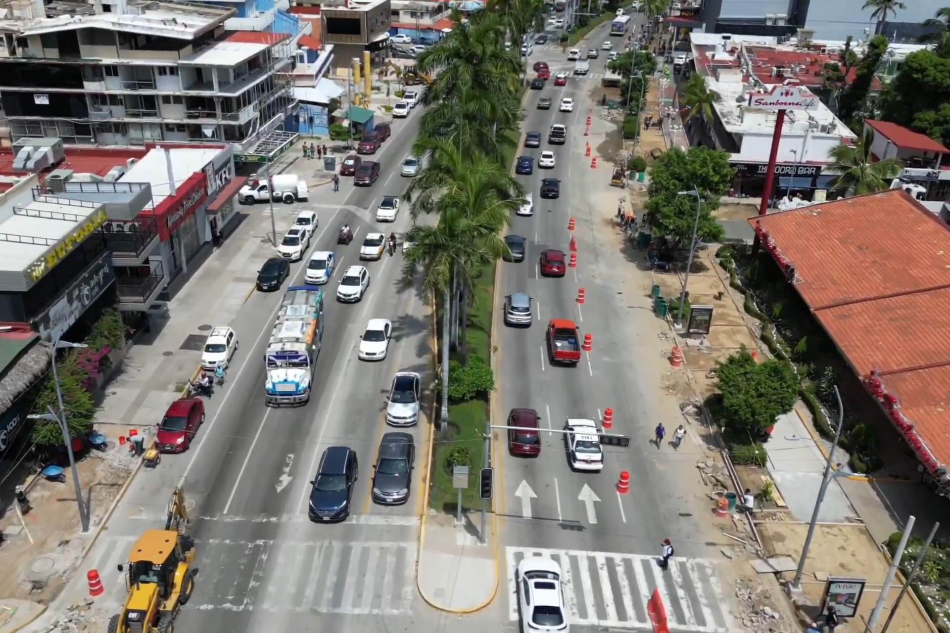 Sheinbaum inaugura rehabilitación urbana de la Costera Miguel Alemán de Acapulco, Guerrero