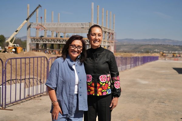 Sheinbaum supervisa Polo de Desarrollo Económico para el Bienestar en Huamantla, Tlaxcala