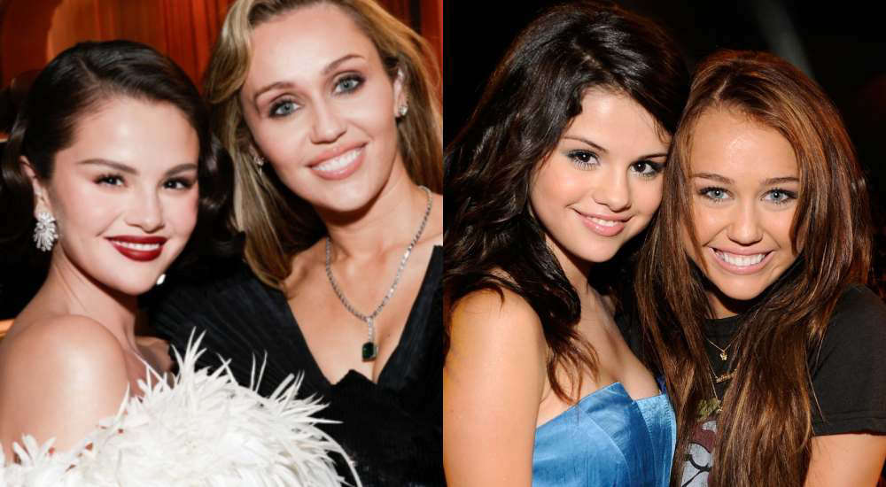 Miley Cyrus y Selena Gómez protagonizan nostálgico reencuentro en los Globos de Oro 2026
