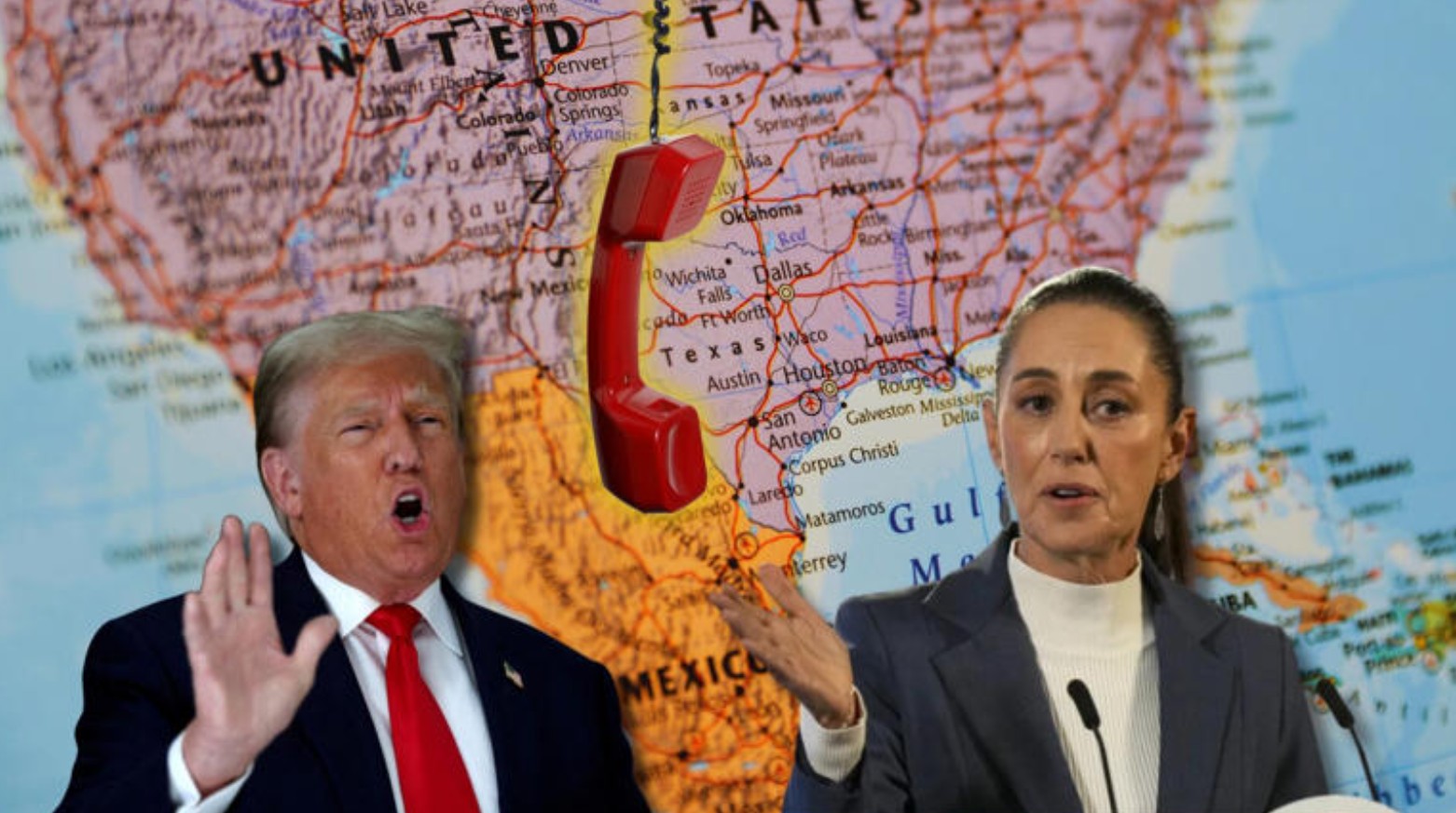 Sheinbaum no ve riesgo de «invasión» a México y descarta llamada a Trump