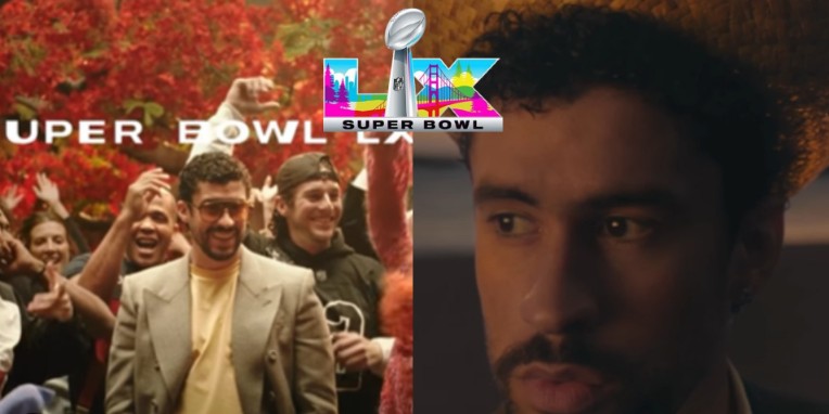 Bad Bunny dio una probada de lo que será su show en el Super Bowl