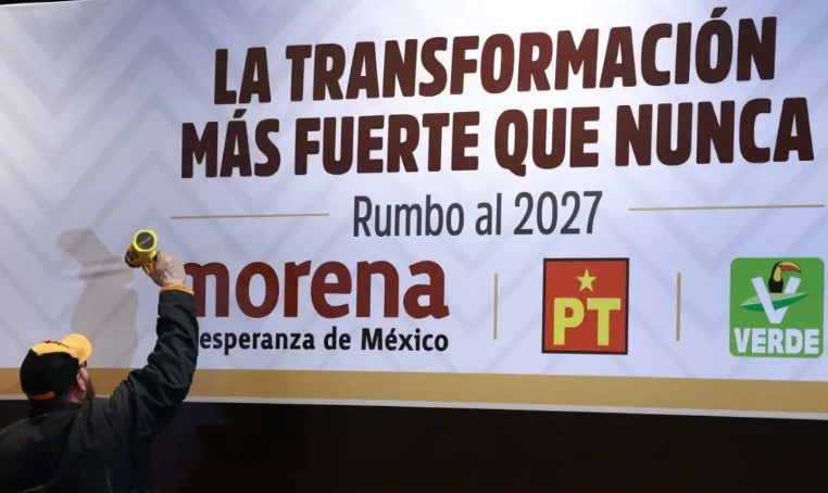 Morena, PT y PVEM firman declaratoria para mantener coalición rumbo a 2027