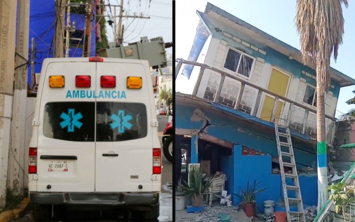 Sufre Acapulco daños en comercios y hospitales tras sismo de 6.5