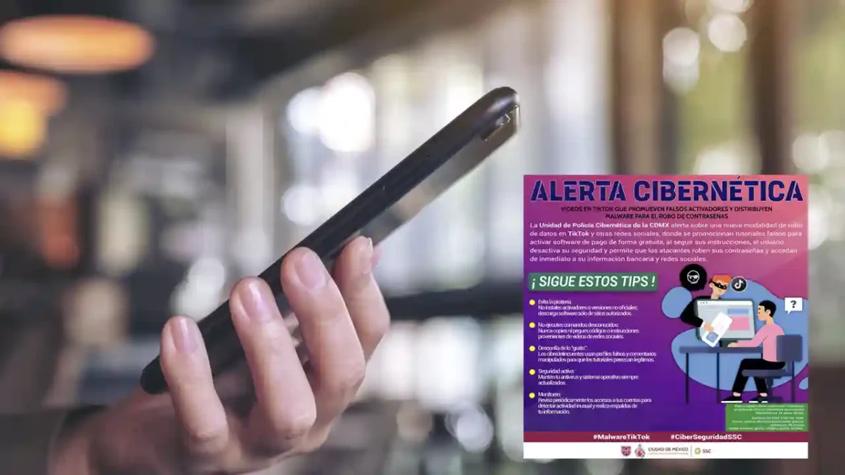 Alertan por videos con códigos maliciosos en TikTok