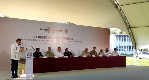 Otorgan 284 ascensos a policías estatales