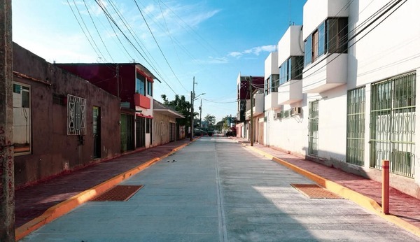 Inauguran rehabilitación integral de la calle Vicente Guerrero en Huimanguillo