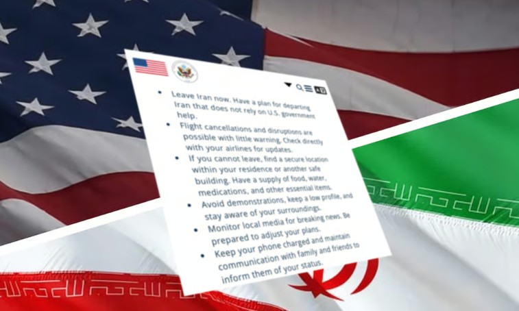 “Salgan de Irán ahora”: EU pide a sus ciudadanos salir de Irán o buscar lugares seguros ante tensiones