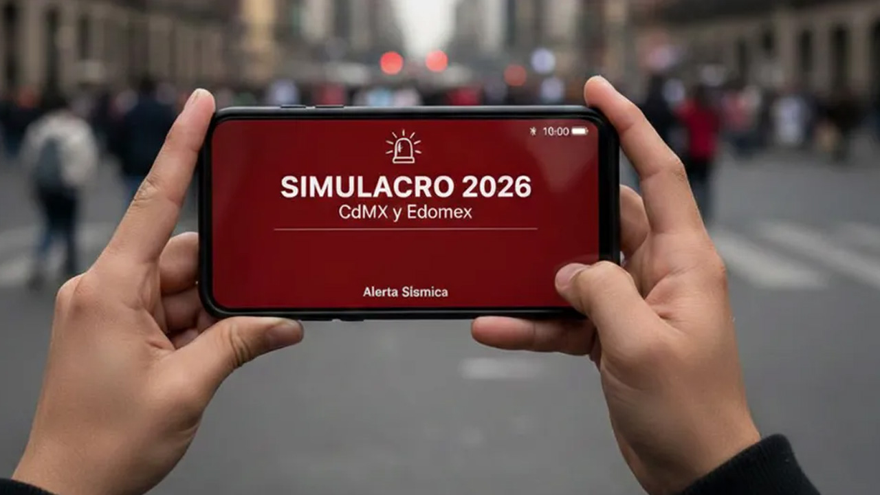 Se activa alerta sísmica en CDMX y Edomex durante el Primer Simulacro 2026