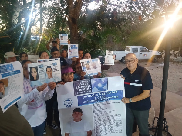 Madres buscadoras de Quintana Roo buscan en Yucatán