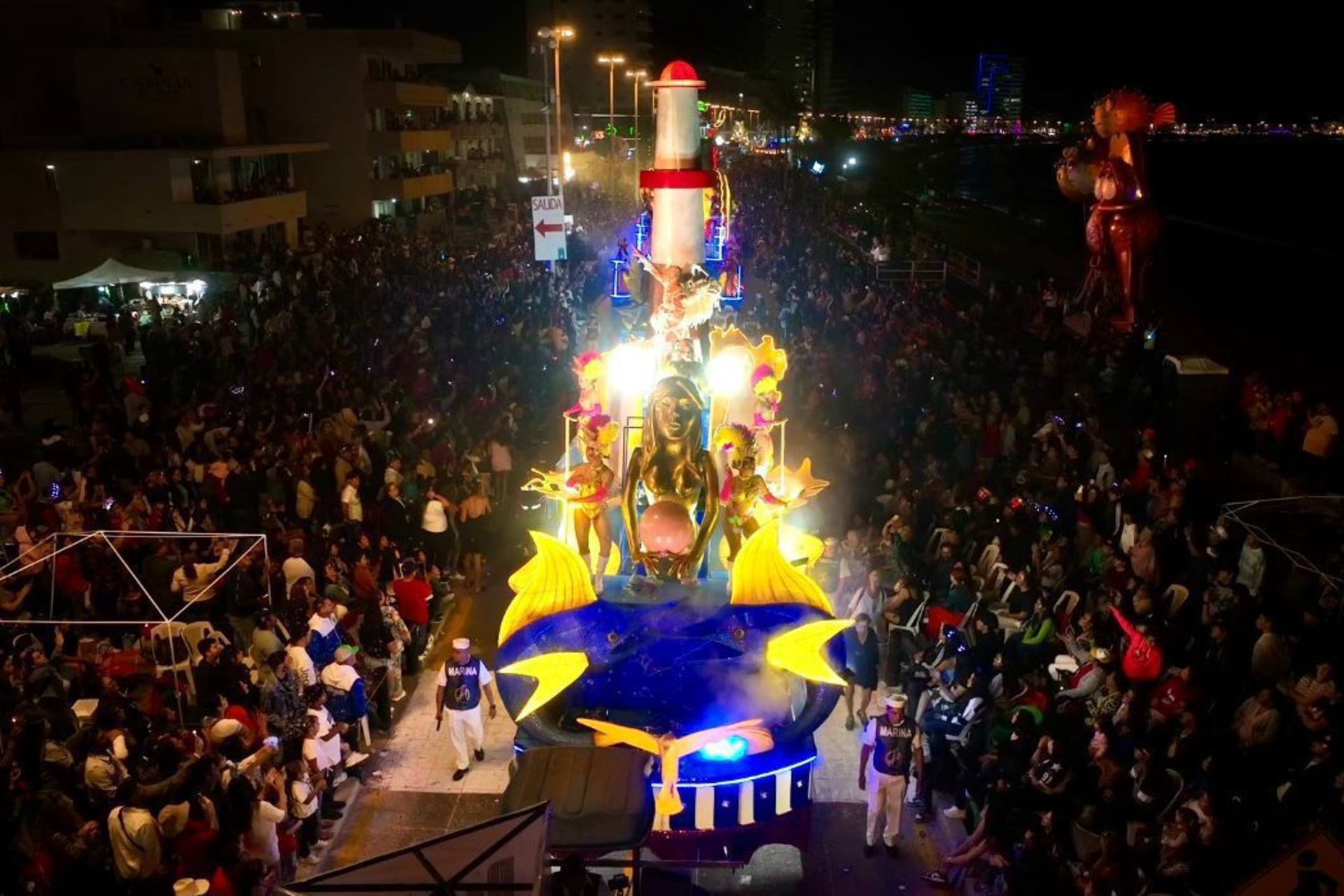Mazatlán proyecta 1.2 millones de asistentes y derrama económica de mil 100 mdp durante el Carnaval 2026