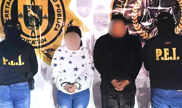 Detienen a narcomenudistas en Dzununcán; entre lo asegurado había un mono araña