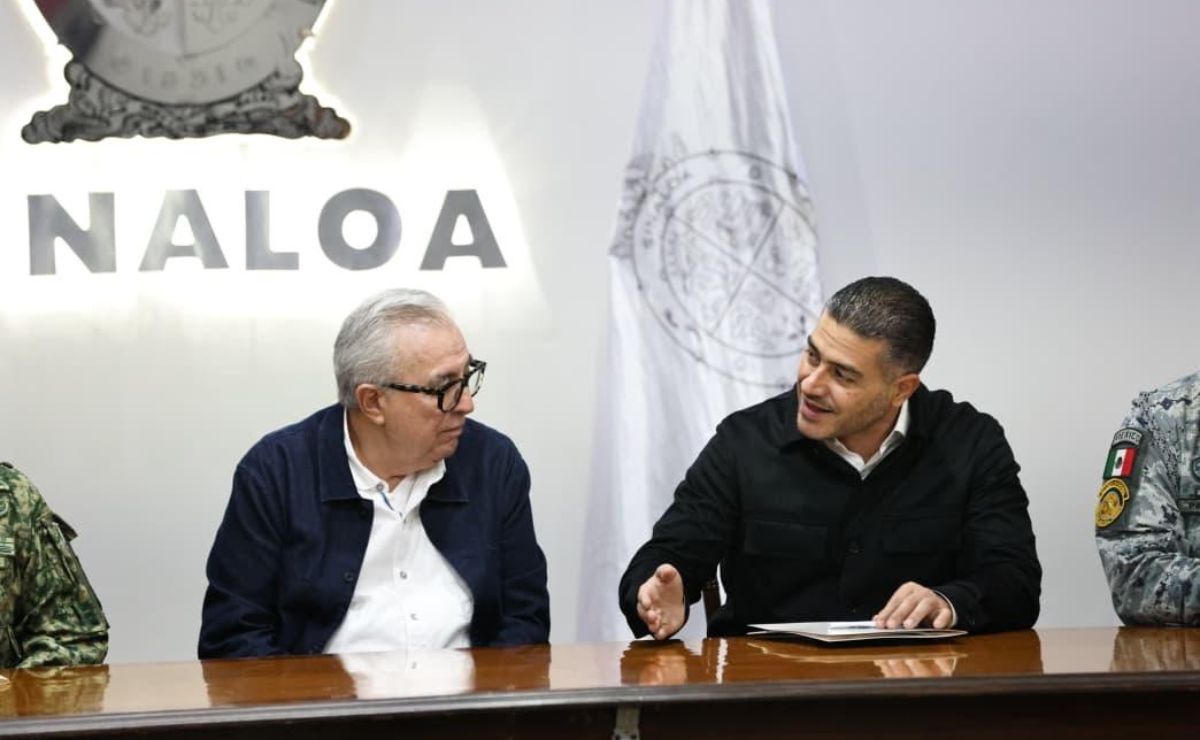 Rubén Rocha y Omar García Harfuch revisan estrategia de seguridad en Sinaloa