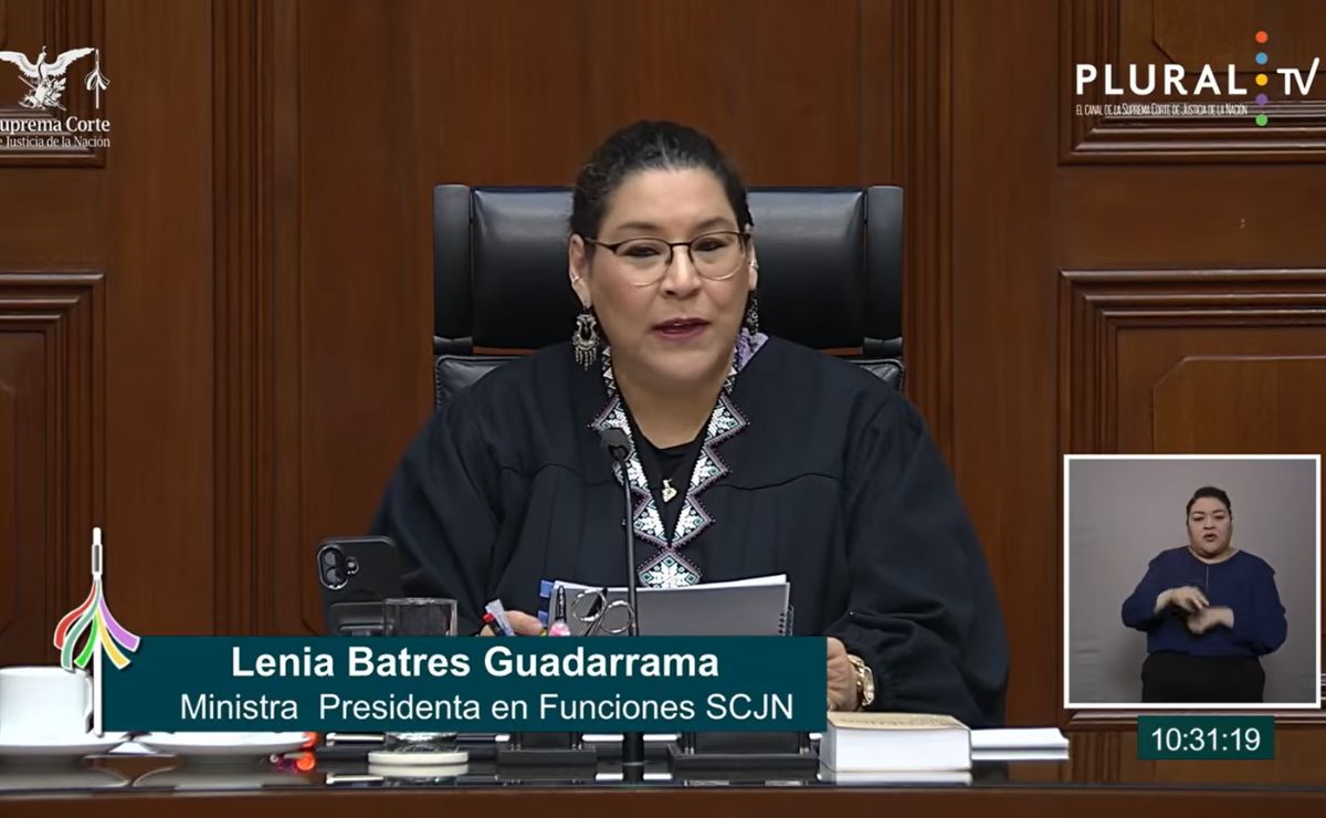 Lenia Batres asume como presidenta en funciones de la SCJN, de manera provisional