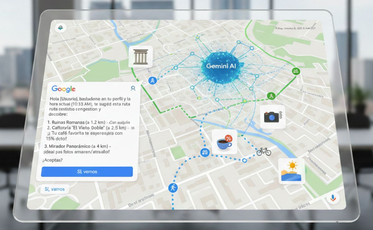 Gemini llega a la navegación para peatones y ciclistas en Google Maps