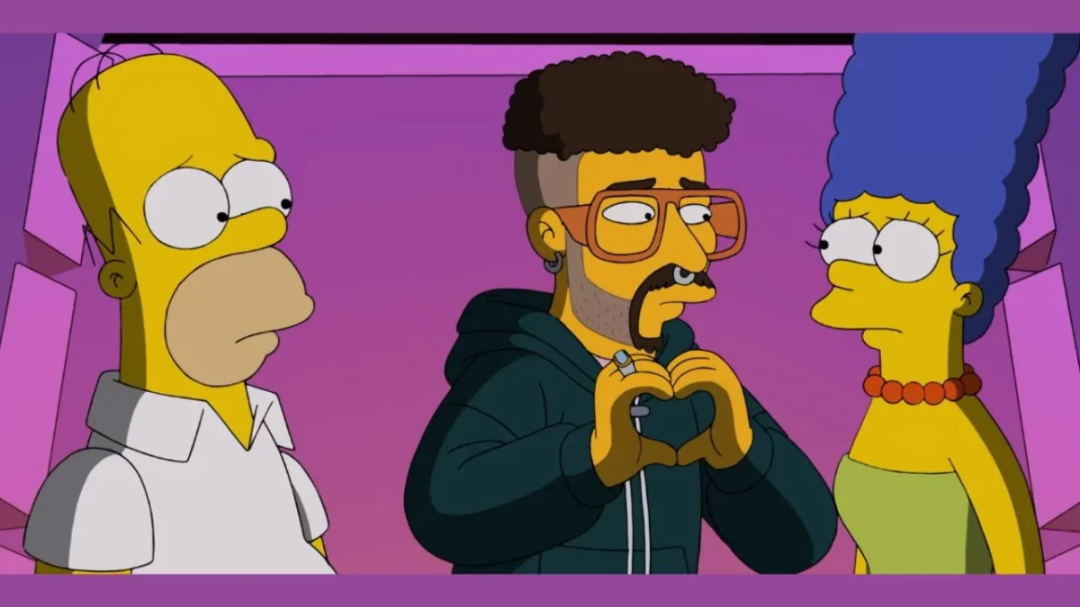 Los Simpson rinden homenaje a Bad Bunny antes del Super Bowl
