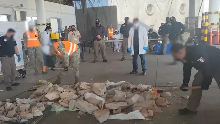 Aseguran casi 220 kilos de droga en puerto de Veracruz