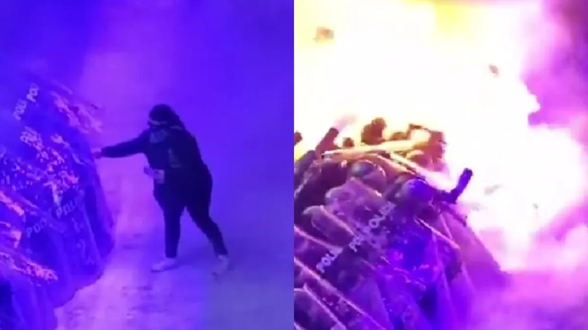 Layda Sansores condena agresiones contra policías durante marcha del 8M en Campeche