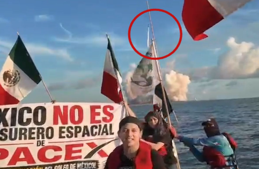 Reportan restricción para operar drones en Tamaulipas durante vuelo de SpaceX