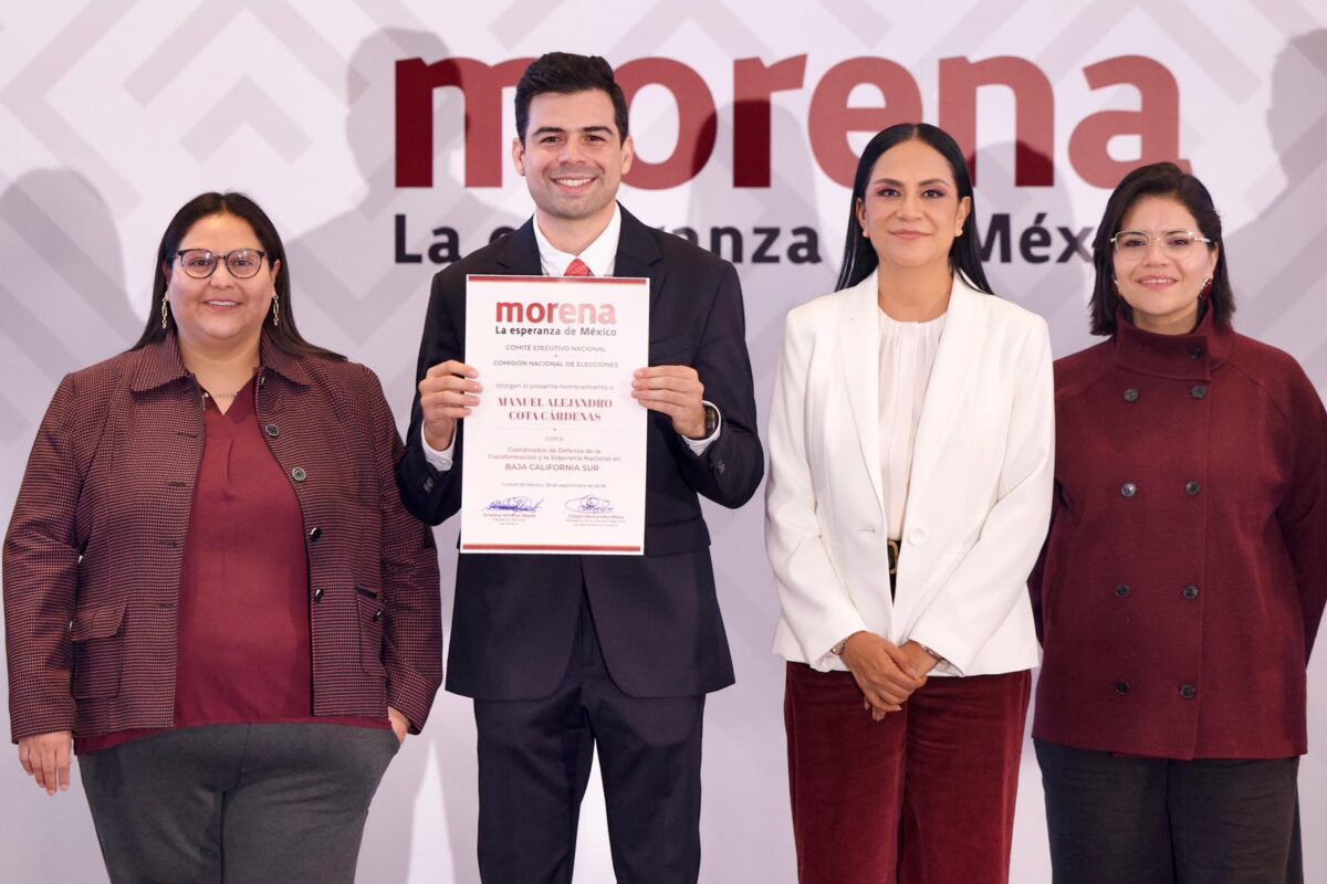 Manuel Cota, una generación joven al frente de la coordinación de Morena en Baja California Sur