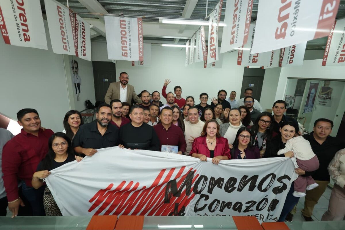 Torres Piña recibe respaldo de fundadores de Morena en Michoacán