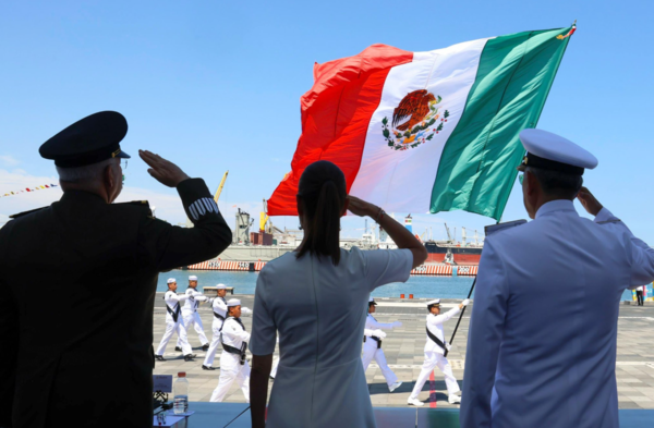 Así se vivió el 205 aniversario de la Armada de México con Sheinbaum