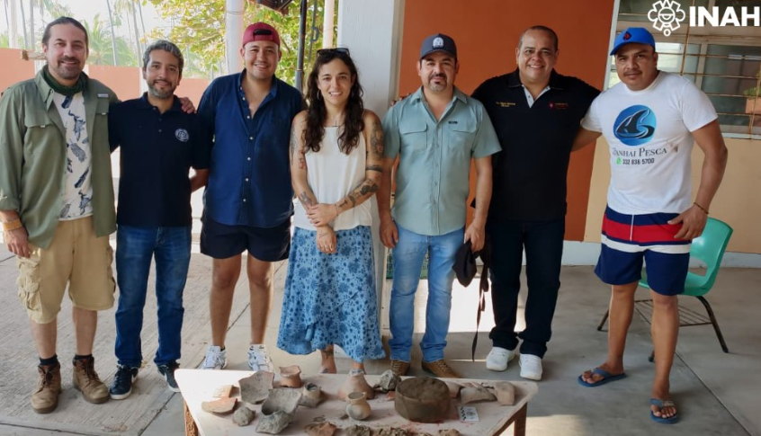 Hallan más de 90 piezas arqueológicas en playa de Colima
