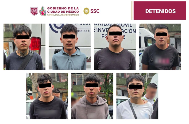 Seguirán en prisión siete acusados de agredir a policías en CDMX